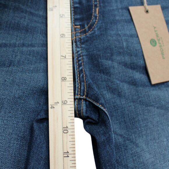 Prosperity Repreve Denim Jeans Size 28 Skinny Raw Hem Distressed‎ NWT - Picture 6 of 7